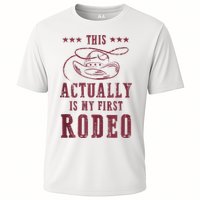 This Actually Is My First Rodeo Cowboy Cooling Performance Crew T-Shirt