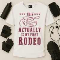 This Actually Is My First Rodeo Cowboy Cooling Performance Crew T-Shirt