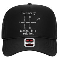 Technically Alcohol is a Solution Funny Nerd Beer Chemistry Trucker Hat
