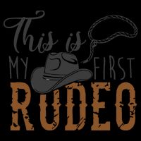 This Actually Is My First Rodeo Funny Cowboy Cowgirl City Backpack