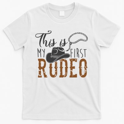 This Actually Is My First Rodeo Funny Cowboy Cowgirl T-Shirt