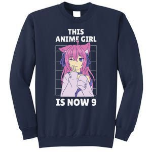 This Anime Is Now 9 Years Old Birthday Kawaii Sweatshirt