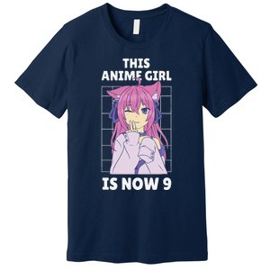 This Anime Is Now 9 Years Old Birthday Kawaii Premium T-Shirt