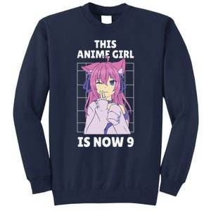 This Anime Is Now 9 Years Old Birthday Kawaii Tall Sweatshirt