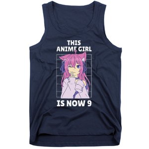 This Anime Is Now 9 Years Old Birthday Kawaii Tank Top