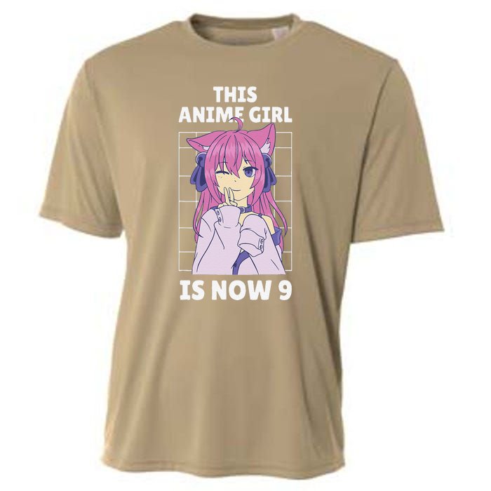 This Anime Is Now 9 Years Old Birthday Kawaii Cooling Performance Crew T-Shirt