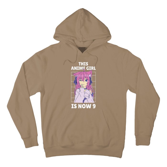 This Anime Is Now 9 Years Old Birthday Kawaii Hoodie