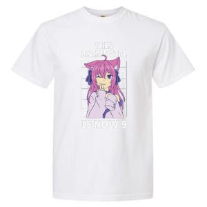 This Anime Is Now 9 Years Old Birthday Kawaii Garment-Dyed Heavyweight T-Shirt