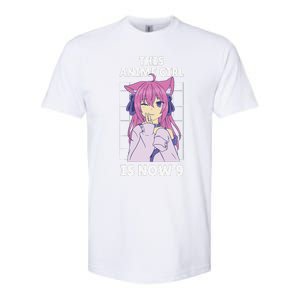 This Anime Is Now 9 Years Old Birthday Kawaii Softstyle CVC T-Shirt