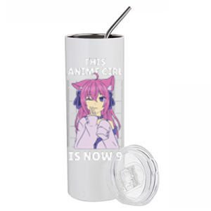 This Anime Is Now 9 Years Old Birthday Kawaii Stainless Steel Tumbler