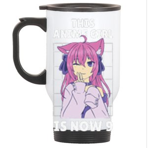 This Anime Is Now 9 Years Old Birthday Kawaii Stainless Steel Travel Mug