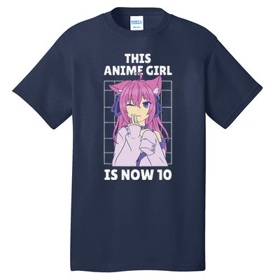 This Anime Is Now 10 Years Old Birthday Kawaii Cute Tall T-Shirt