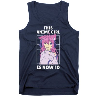 This Anime Is Now 10 Years Old Birthday Kawaii Cute Tank Top