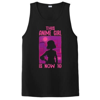 This Anime Is Now 10 Years Old Birthday Kawaii PosiCharge Competitor Tank