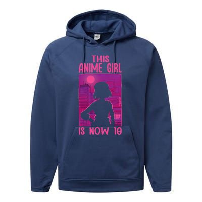 This Anime Is Now 10 Years Old Birthday Kawaii Performance Fleece Hoodie