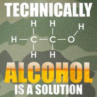 Technically Alcohol Is A Solution Chemical Formula Drinking Legacy Tie Dye Trucker Hat