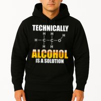 Technically Alcohol Is A Solution Chemical Formula Drinking Hoodie
