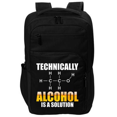 Technically Alcohol Is A Solution Chemical Formula Drinking Impact Tech Backpack