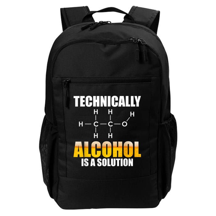 Technically Alcohol Is A Solution Chemical Formula Drinking Backpack