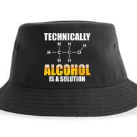 Technically Alcohol Is A Solution Chemical Formula Drinking Sustainable Bucket Hat