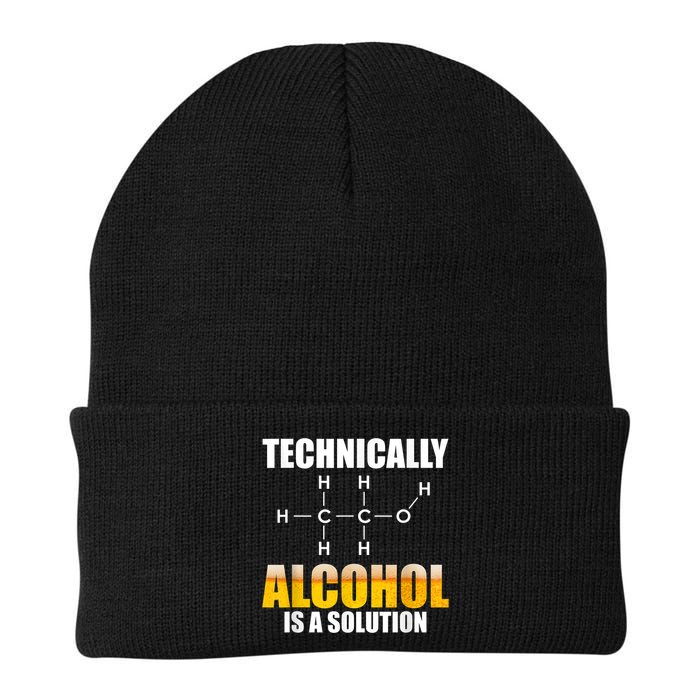 Technically Alcohol Is A Solution Chemical Formula Drinking Beanie