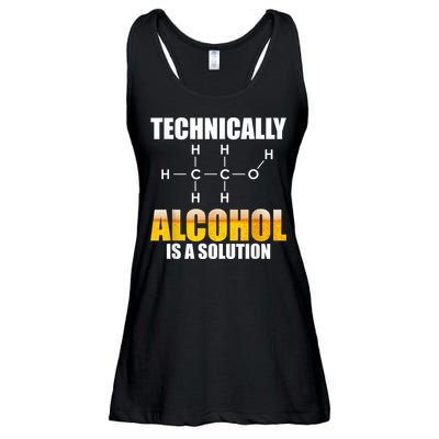 Technically Alcohol Is A Solution Chemical Formula Drinking Ladies Essential Flowy Tank
