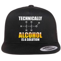 Technically Alcohol Is A Solution Chemical Formula Drinking Flatbill Hat