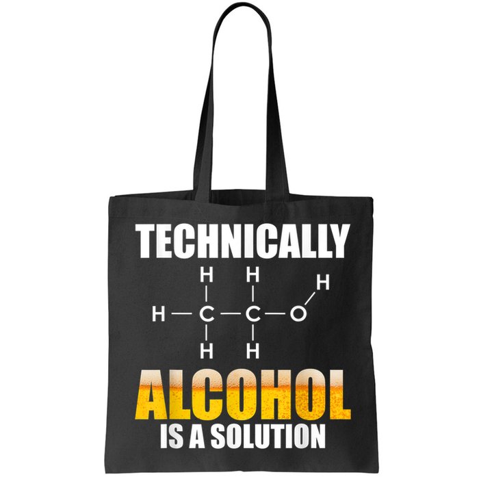 Technically Alcohol Is A Solution Chemical Formula Drinking Bag