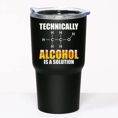 Technically Alcohol Is A Solution Chemical Formula Drinking Tumbler