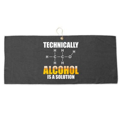 Technically Alcohol Is A Solution Chemical Formula Drinking Large Microfiber Waffle Golf Towel