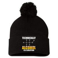 Technically Alcohol Is A Solution Chemical Formula Drinking Pom Pom 12in Knit Beanie