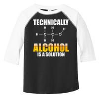 Technically Alcohol Is A Solution Chemical Formula Drinking Toddler Fine Jersey T-Shirt