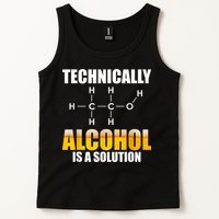 Technically Alcohol Is A Solution Chemical Formula Drinking Tank Top