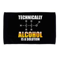 Technically Alcohol Is A Solution Chemical Formula Drinking Microfiber Hand Towel