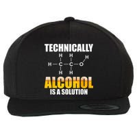 Technically Alcohol Is A Solution Chemical Formula Drinking Wool Snapback Cap