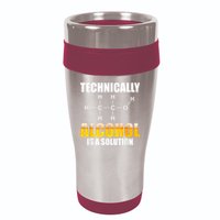 Technically Alcohol Is A Solution Chemical Formula Drinking 16oz Travel Tumbler