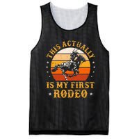 This Actually Is My First Rodeo Country Life Howdy Vintage Mesh Reversible Basketball Jersey Tank