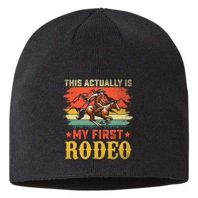 This Actually Is My First Rodeo Country Life Howdy Vintage Sustainable Beanie
