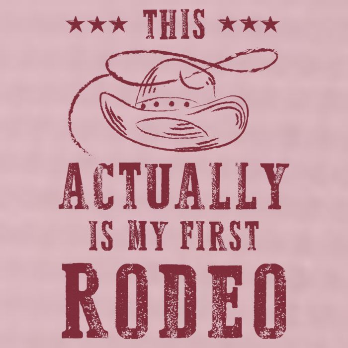 This Actually Is My First Rodeo Cowboy 25L Jumbo Tote