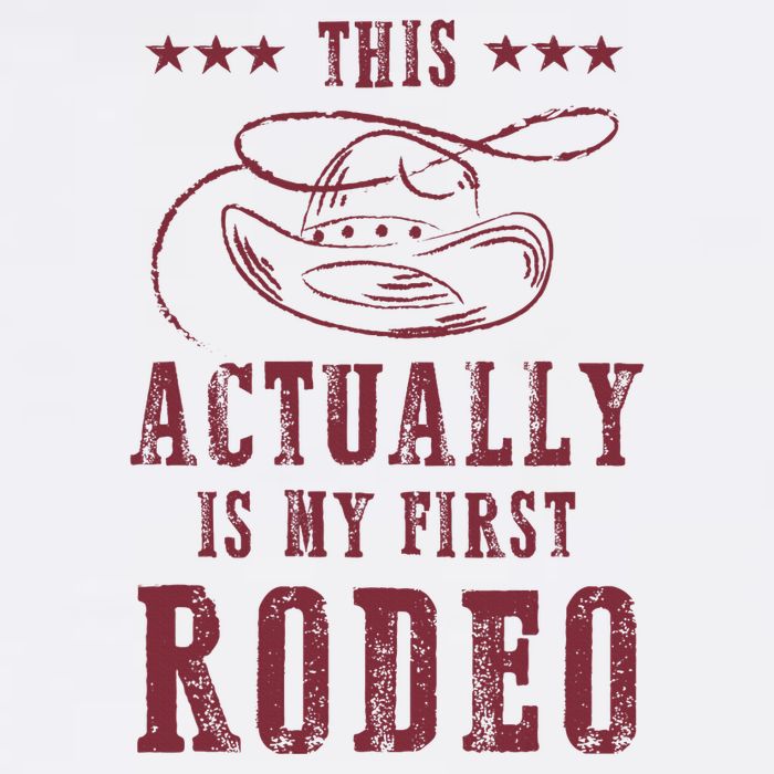This Actually Is My First Rodeo Cowboy Adult Drive Performance Visor