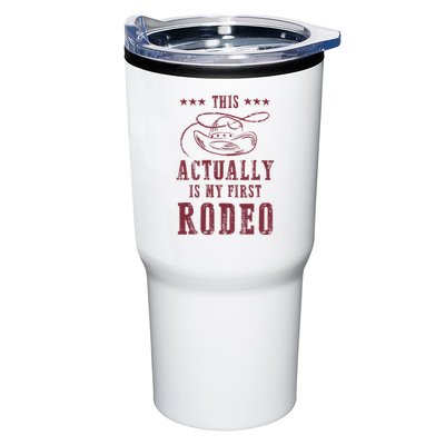 This Actually Is My First Rodeo Cowboy Tumbler