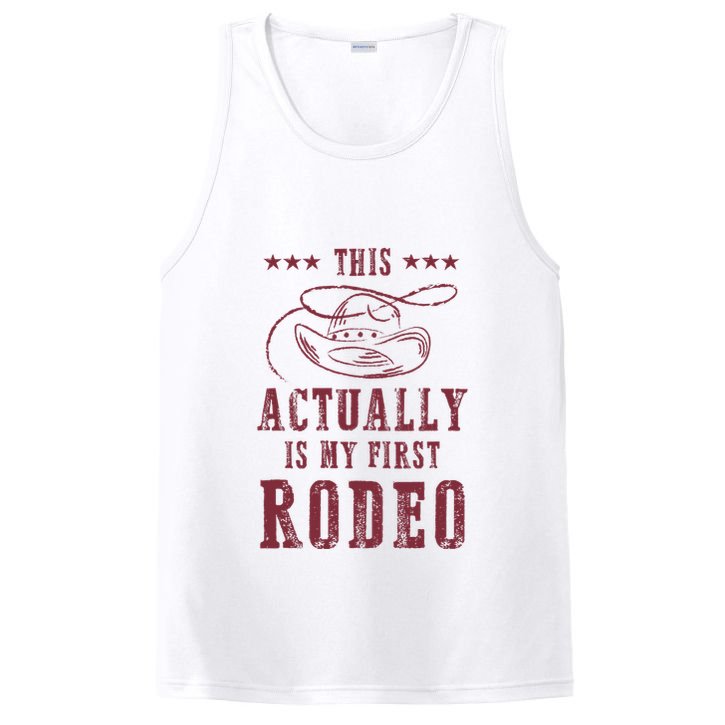 This Actually Is My First Rodeo Cowboy PosiCharge Competitor Tank