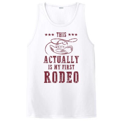 This Actually Is My First Rodeo Cowboy PosiCharge Competitor Tank