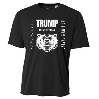 Trump As I Was Saying Trump Began His Speech Cooling Performance Crew T-Shirt