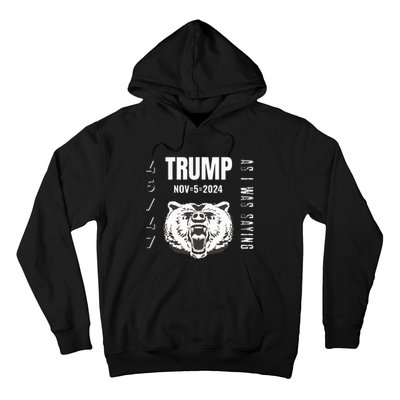 Trump As I Was Saying Trump Began His Speech Hoodie