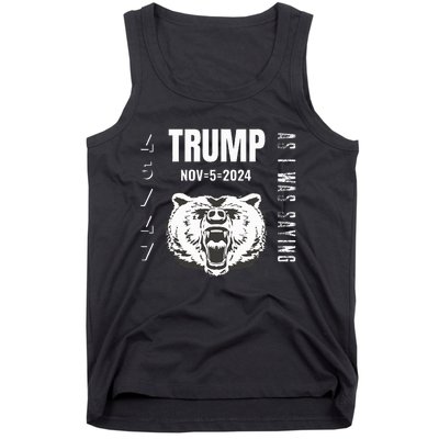 Trump As I Was Saying Trump Began His Speech Tank Top