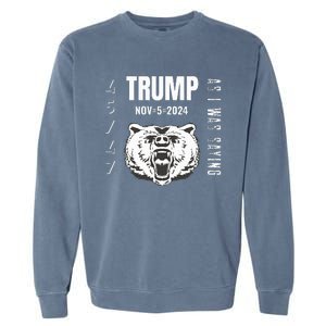 Trump As I Was Saying Trump Began His Speech Garment-Dyed Sweatshirt