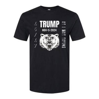 Trump As I Was Saying Trump Began His Speech Softstyle CVC T-Shirt