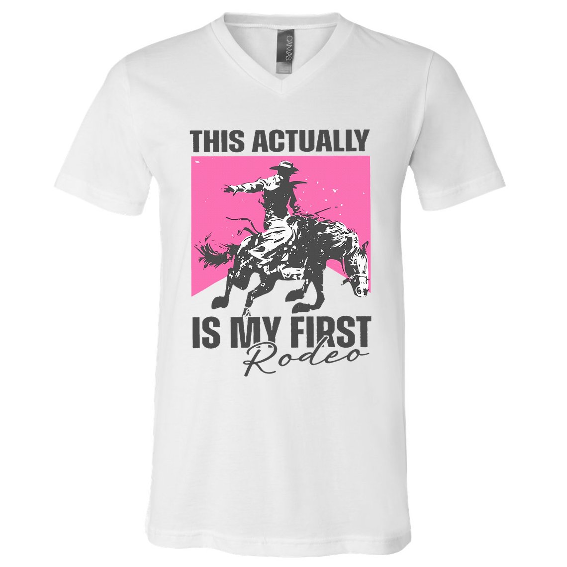 This Actually Is My First Rodeo V-Neck T-Shirt