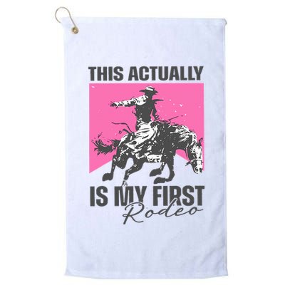 This Actually Is My First Rodeo Golf Towel